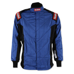 RaceQuip 91619239RQP Nomex Multi-Layer Fire Suit Jacket Chevron Blue Medium