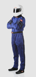 RaceQuip 120027RQP One-Piece Multi-Layer Fire Suit Blue 2XL