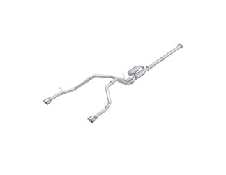 MBRP S5156304 ARMOR PRO Streel Profile Dual Rear Exit Stainless-Steel 3" - 2-1/2" Cat-Back Exhaust for 2025 RAM 1500 3.0L Hurricane