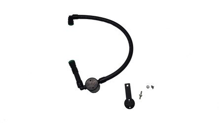 J&L 3074P-B 3.0 Oil Separator Passenger Side Black Anodized for 16-21 Jeep Grand Cherokee & 16-24 Durango 3.6L