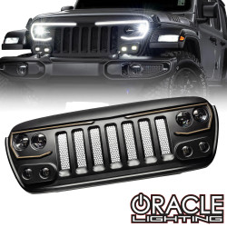 Oracle 5837-PRO Vector PRO Series II Grille System for 18-24 Jeep Wrangler JL & 20-24 Gladiator JT