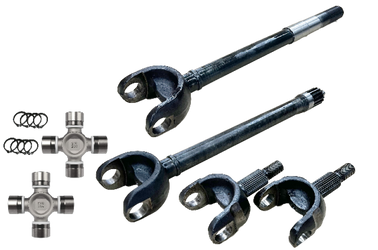 Revolution Gear & Axle DC-D44-JLJT-2PC Dana 44 M210 32 Spline 4340 Chromoly Discovery Series 2 Piece Front Axle Kit for 18-24 Jeep Wrangler JL & 20-24 Gladiator JT Rubicon