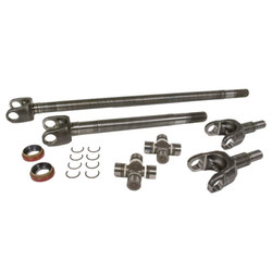 Yukon Gear & Axle YA W24176 Dana 30 4340 Chromoly Front Axle Kit 30 Spline with 1350 Joints for 18-24 Jeep Wrangler JL