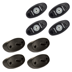 Rigid Industries 400213 Rock Light Kit Cool Red Set of 4