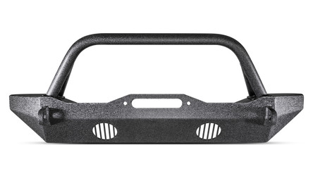 Body Armor 4x4 JK-19532 Front Winch Bumper Mid-Stubby for 07-18 Jeep Wrangler JK