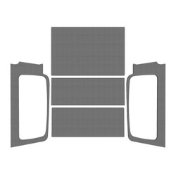 DEI 50603 Boom Mat Hard Top Headliner Kit Grey for 04-06 Jeep Wrangler TJ Unlimited