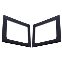 DEI 50149 Boom Mat Side Window Trim Black for 11-18 Jeep Wrangler Unlimited JK