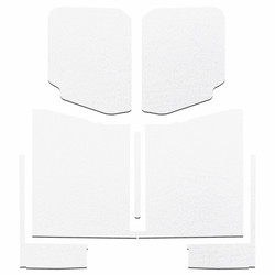 DEI 50185 Boom Mat Headliner Kit White for 20-24 Jeep Gladiator JT