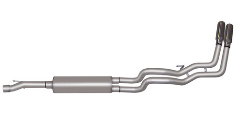 Gibson 6545 Dual Sport Cat-Back Performance Exhaust Aluminized for 06-07 Dodge Ram 1500 Mega Cab Short Bed 5.7L HEMI