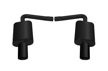 Gibson 617407B Dual Axle Back Performance Exhaust Stainless Black Elite for 14-21 Jeep Grand Cherokee 3.6L & 11-21 5.7L HEMI