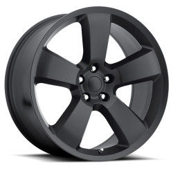 DISCONTINUED Factory Reproductions FR61 Dodge Charger SRT8 Replica Wheel in Satin Black