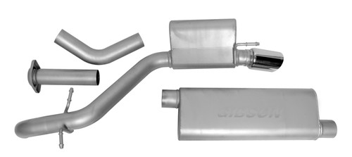 Gibson 17403 Single Cat-Back Performance Exhaust Aluminized for 05-10 Jeep Grand Cherokee 5.7L HEMI