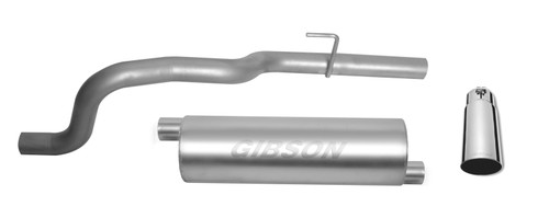 Gibson 17805 Single Cat-Back Performance Exhaust Aluminized for 02-04 Jeep Grand Cherokee WJ 4.0/4.7L