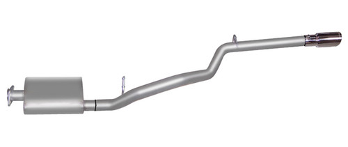 Gibson 17700 Single Cat-Back Performance Exhaust Aluminized for 00-06 Jeep Wrangler TJ 4.0L & 00-02 2.5L with Short Arms