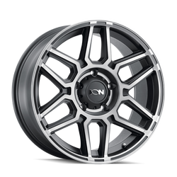 ION Wheels 146-2983TM 146 20x9 5" Backspace Matte Black Machined Dark Tint Wheel for 19-25 RAM 1500, TRX & RHO