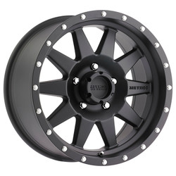 Method MR30179012512N 301 The Standard 17x9 5x4.5 4.5" Backspace Matte Black Wheel for 84-06 Jeep Cherokee XJ, Comanche MJ, Grand Cherokee ZJ, Wrangler YJ & TJ