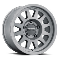 Method MR70478550800 704 Bead Grip 17x8.5 5x5 4.75" Backspace Titanium Wheel for 07-25 Jeep Wrangler JK, JL & Gladiator JT