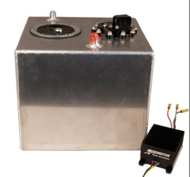 Aeromotive 19303 Fuel Cell with Integrated Brushless 3.5 GPM In-Tank Fuel Pump Module, True Variable Speed Controller & 90 Degree Pre-Pump Fuel Filter Outlet 6 Gallon