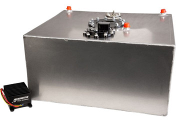 Aeromotive 19310 Fuel Cell with Integrated Brushless 5.0 GPM In-Tank Fuel Pump Module, True Variable Speed Controller & 90 Degree Pre-Pump Fuel Filter Outlet 15 Gallon