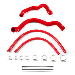 Mishimoto MMHOSE-XJ6-92KRD Silicone Radiator & Heater Hose Kit Red for 91-01 Jeep Cherokee XJ 4.0L
