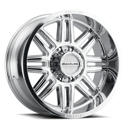 Raceline 948C-68012-00 948C Split Chrome 16x8 5x4.5 4.5" Backspace Wheel for 84-06 Jeep Cherokee XJ, Comanche MJ, Grand Cherokee ZJ, Wrangler YJ & TJ