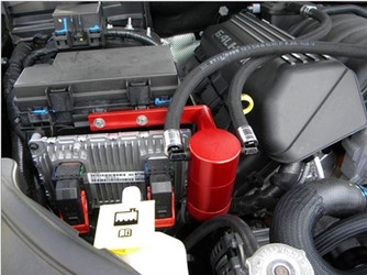 DISCONTINUED Billet Technology 20111 Oil Catch Can for 11-23 Jeep Grand Cherokee & Durango 5.7/6.4L