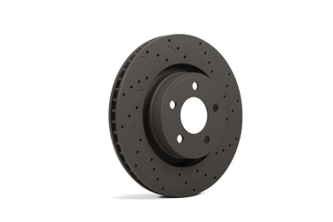 Hawk HTC5399 Talon 18-20 Jeep Wrangler Drilled And Slotted Front Brake Rotor Set