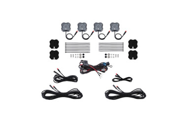 Diode Dynamics DD7741 Stage Series RGBW Rock Light Installer Kit 4-Pack Magnet Mount