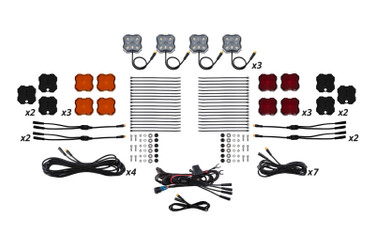 Diode Dynamics DD7747 Stage Series Single Color Rock Light Installer Kit 12-Pack Magnet Mount