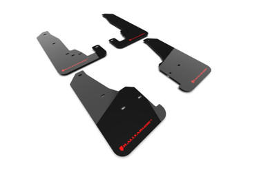 Rally Armor MF134-UR-BLK-RD Black Mud Flaps Red Logo for 18-21 Jeep Grand Cherokee Trackhawk