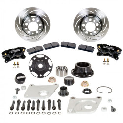 Strange B4184WC Pro Series HD Front Brake Kit with 1 Piece Rotors for 09-14 Challenger