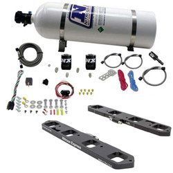 Nitrous Express 20958-15 Direct Port Plate System with 15lb Bottle for 5.7/6.1/6.4L HEMI