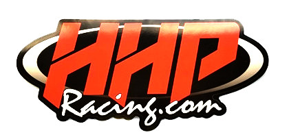 HHP Racing 6" x 12" Red Vinyl Decal