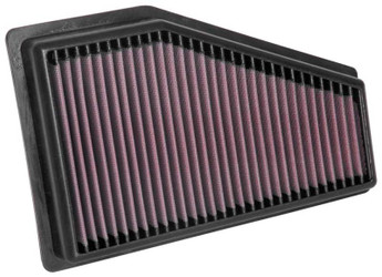 K&N 33-5089 High-Flow Original Lifetime Engine Air Filter for 19-23 Jeep Cherokee KL 2.4L & 19-22 3.2L