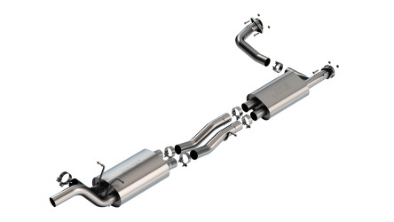 BORLA 60755 Mid-Section Exhaust System S-Type for 25-26 RAM RHO 3.0L Hurricane