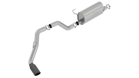BORLA 140801BC Cat-Back Exhaust System S-Type Black Chrome Tip for 14-18 RAM 2500/3500 6.4L 392 HEMI