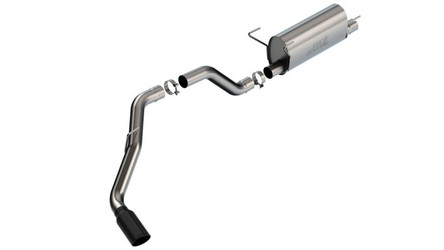 BORLA 140851BC Cat-Back Exhaust System S-Type Black Chrome Tip for 19-25 RAM 2500/3500 6.4L 392 HEMI