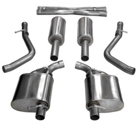 CORSA 21064 2-1/2" Sport Cat-Back Exhaust for 15-23 Charger & 300 3.6L