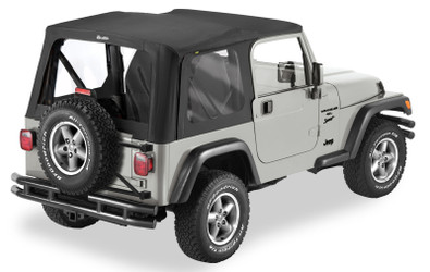 Bestop 51178-35 OEM Replace-A-Top with Clear Windows Black Diamond for 03-06 Jeep Wrangler TJ