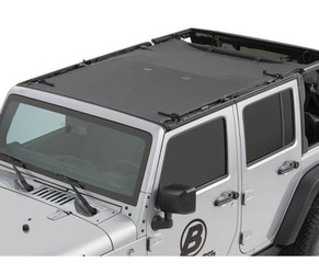 Bestop 07-18 Jeep Wrangler JK 4-Door Sun Safari Bikini (Black Diamond)