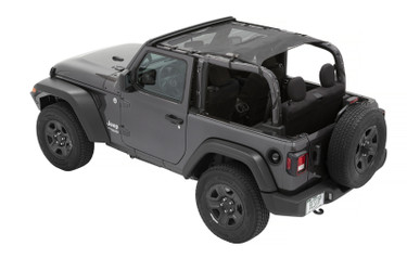 Bestop 18-26 Jeep Wrangler JL 2-Door Sun Safari Bikini (Mesh)