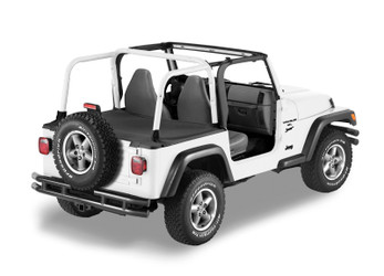 Bestop 03-06 Jeep Wrangler TJ Exc. Unlimited Duster Deck Cover (Black Diamond Factory Soft Top)