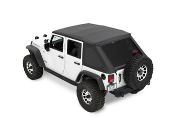 Bestop 56825-35 The Ascent Soft Top Black Diamond for 7-18 Jeep Wrangler Unlimited JK