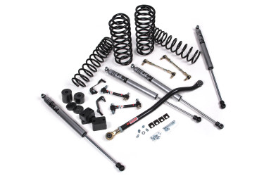 JKS Manufacturing JSPEC119KFA 3.5" J-Venture Lift Kit FOX 2.0 Adventure Shocks Standard Rate Coils for 18-24 Jeep Wrangler Unlimited JL 4 Door