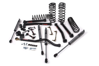 JKS Manufacturing JSPEC122KFA 2.5" J-Konnect Lift Kit FOX 2.0 Adventure Shocks HD Rate Coils for 18-24 Jeep Wrangler Unlimited JL 4 Door