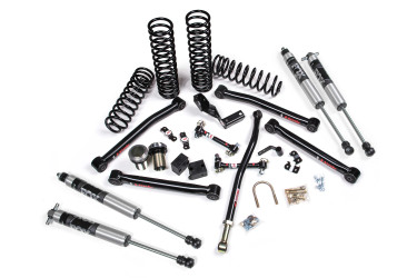 JKS Manufacturing JSPEC154KFP 3.5" J-Lander Lift Kit FOX 2.0 Performance Shocks for 07-18 Jeep Wrangler Unlimited JK 4 Door