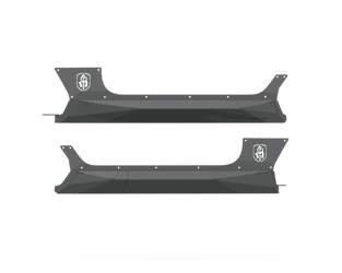 DISCONTINUED Road Armor 2018+ Jeep Wrangler JL 2-Door Stealth Rocker Guards - Tex Blk