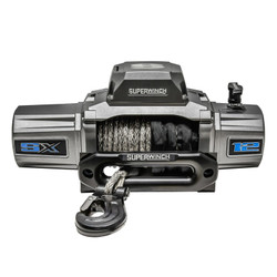 Superwinch 1712201 SX12SR 12,000lb 12V Winch Graphite with Synthetic Rope