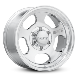 Mickey Thompson Canyon Polished Wheel - 16X10 8X6.5 BP 4.52in BS -25 Offset 125.2mm Bore - 274630