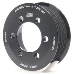 Griptec 6-Rib Standard L3 Black Pulley for ProCharger 